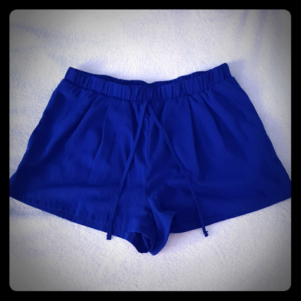 *SOLD* FOREVER 21 royal blue shorts
